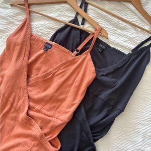 Patagonia Organic Cotton Casual Midi Wrap Dresses